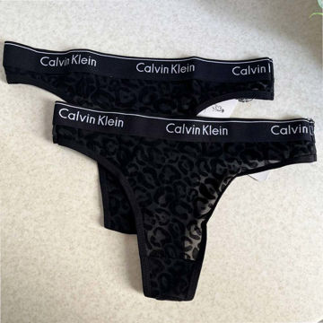 شورت زنانه توری طرحدار کلوین کلاین (CK)