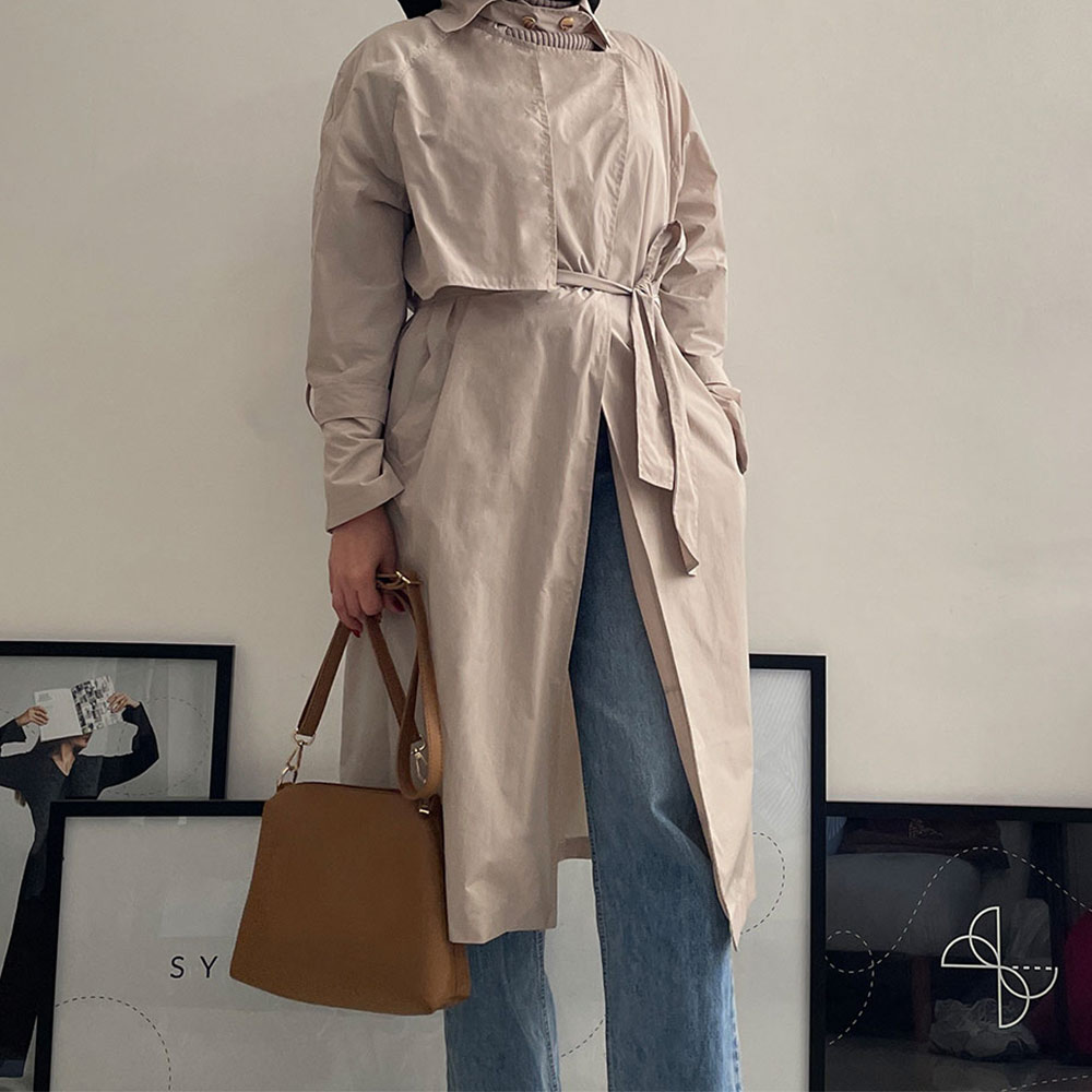 بارانی بلند زنانه فرانکلین (Franklin) سین استایل